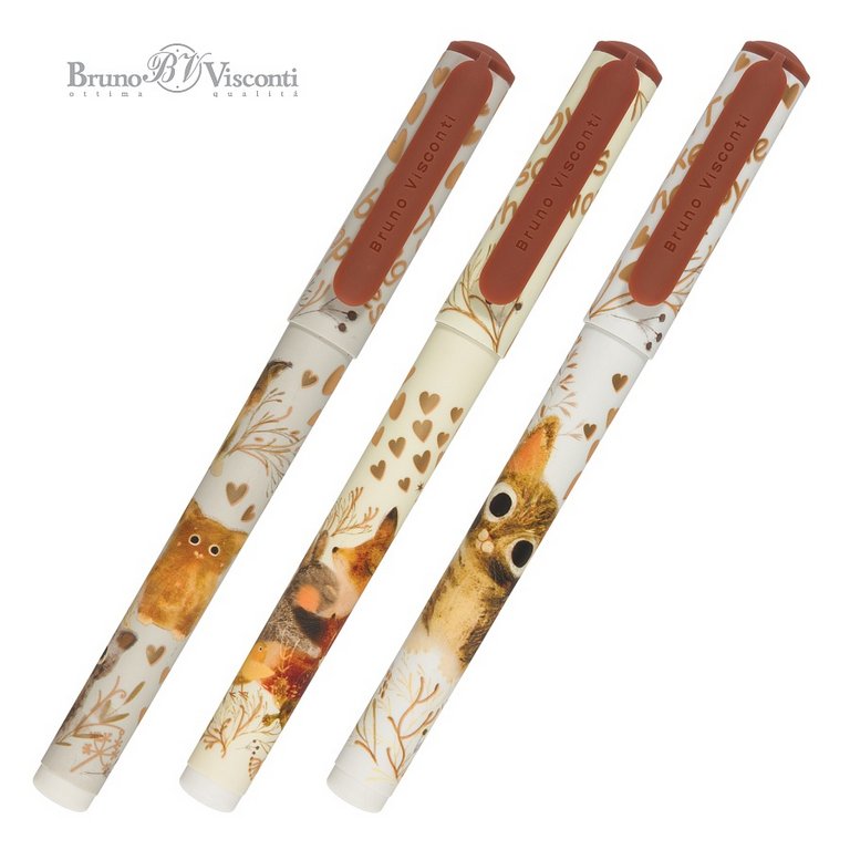 Ручка шариковая Bruno Visconti в тубусе "DreamWrite "LOVE ME.Сказочный день"