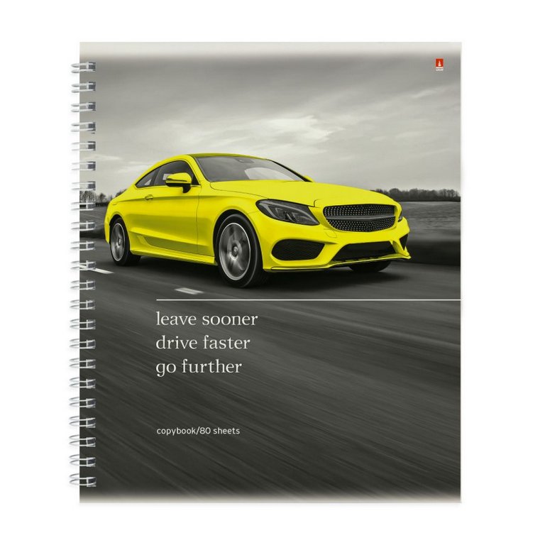 Тетрадь 80 лист кл. А5 на гребне "МАШИНЫ NEW"