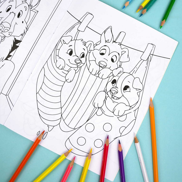 Раскраска А4 "Собаки и Щенки" 8л Феникс+