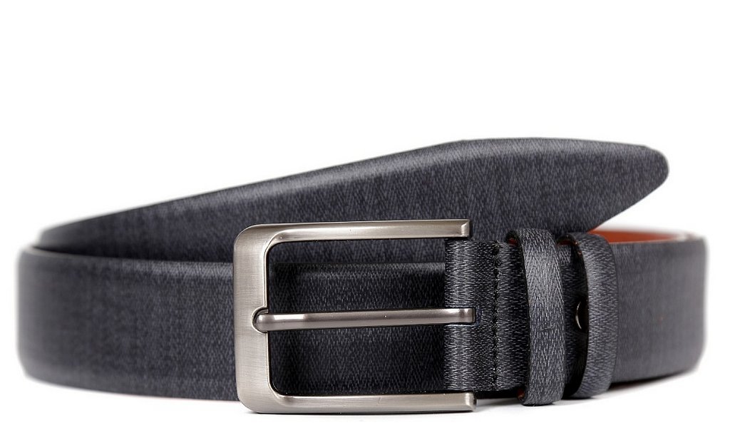 Ремень FABRETTI мужской, 35 мм, натуральная кожа, черный