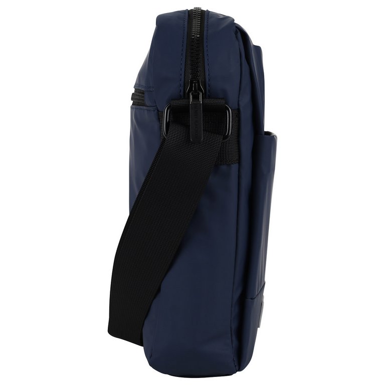 Сумка мужская Henry Backer полиэстер, на плечевом ремне, синяя