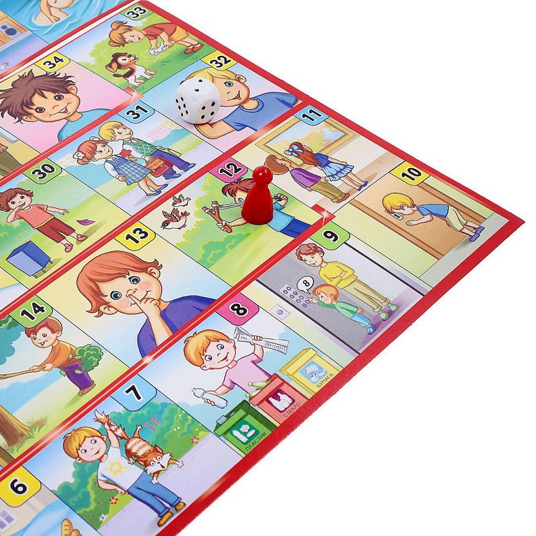 Игра настольная  Ходилка с викториной "Что такое хорошо?" Русский стиль