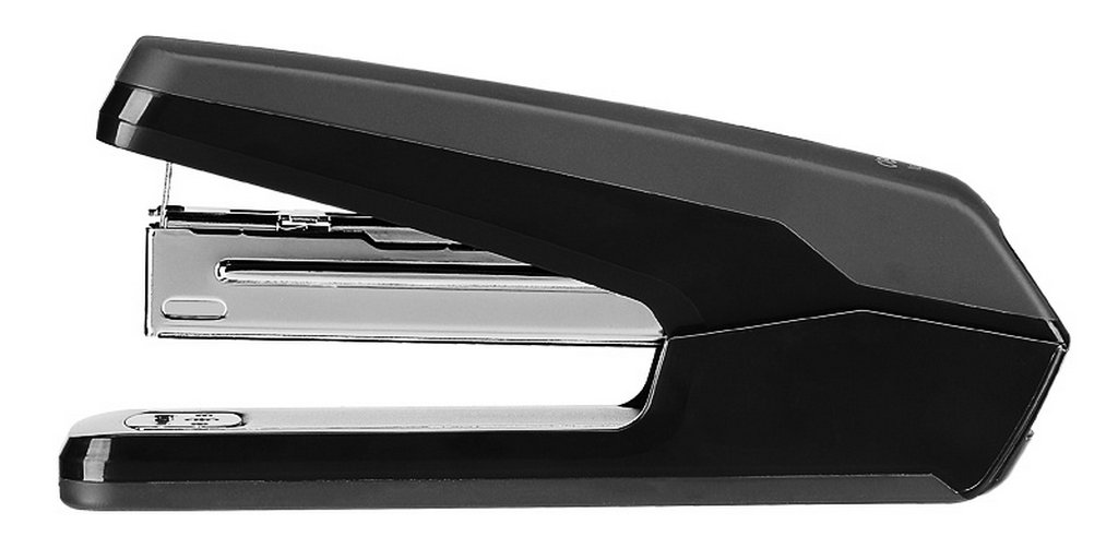 Степлер 24/6 до 25л металлический Deli "Exceed" прорезин. корпус, черный