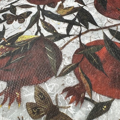 Папка-конверт на кнопке A4 пластик 0,18 мм "FLORA.ГРАНАТ" Bruno Visconti