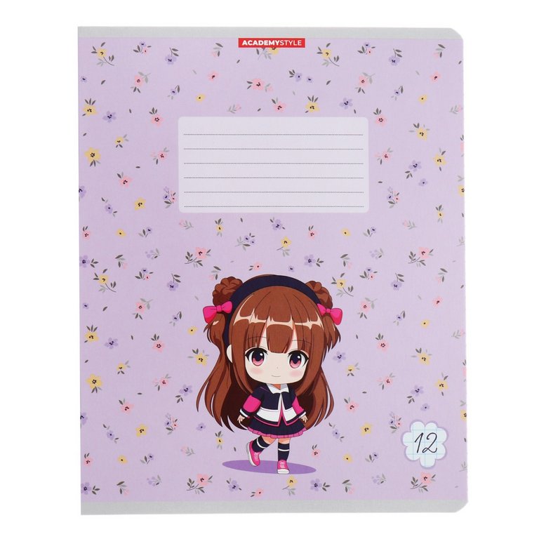 Тетрадь 12 лист кл. А5 "Малышки"