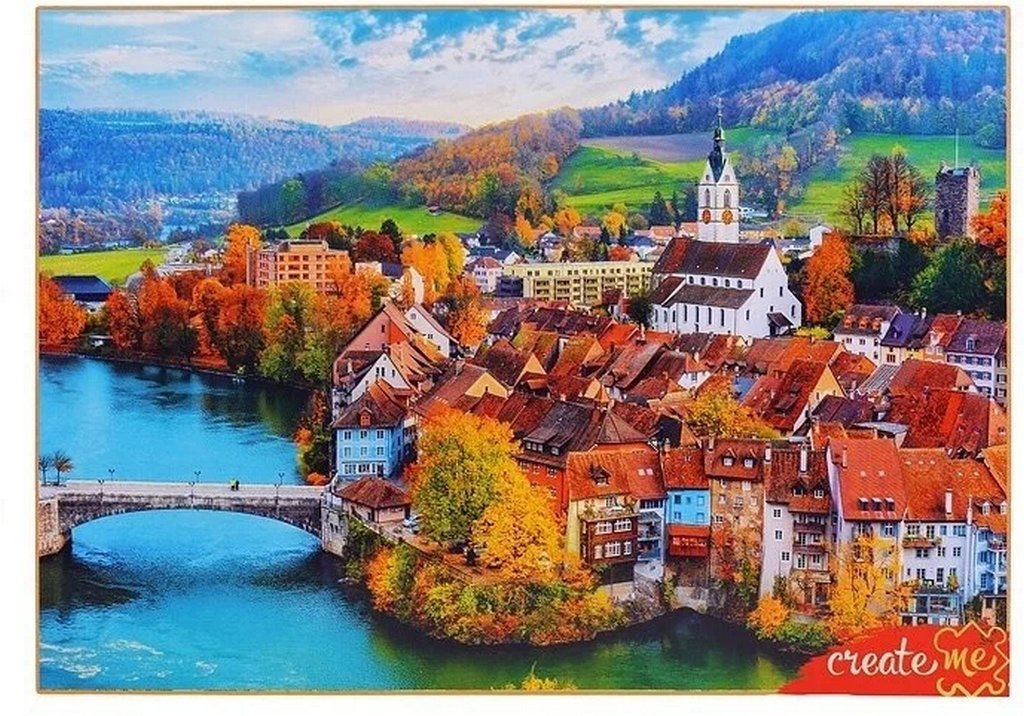 Пазлы 1000 (2*500) дет. "Европейские виды" Рыжий КОТ