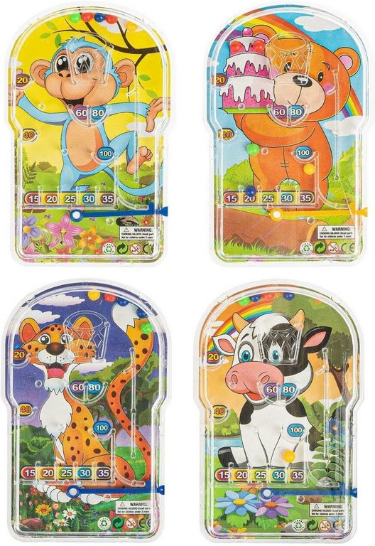 Игрушка Пинбол "Звери" пластик Bondibon