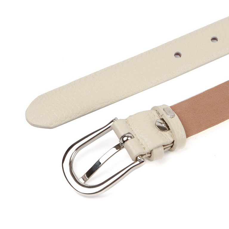 Ремень FABRETTI женский, натуральная кожа, размер 120, св. бежевый