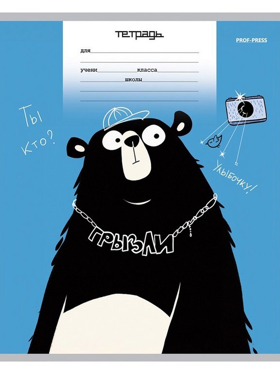 Тетрадь 18 лист лин. А5 "МИКС" ассорти Profit