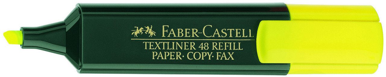 Текст-маркер Faber-Castell 1548 желтый