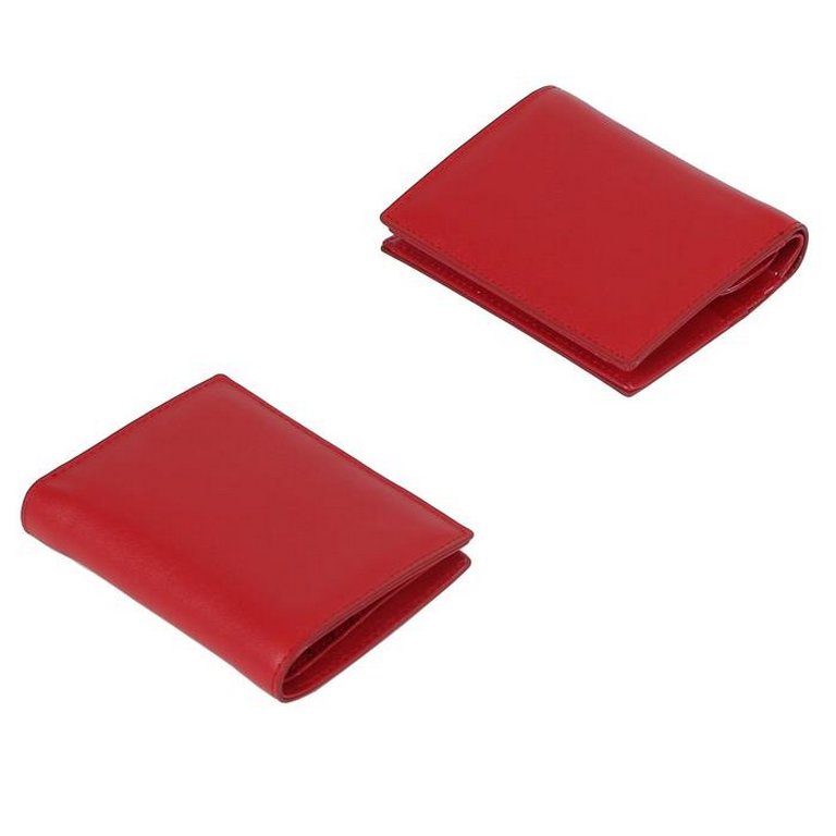 Портмоне FABRETTI женское, нат. кожа, 11*10*3см, красный