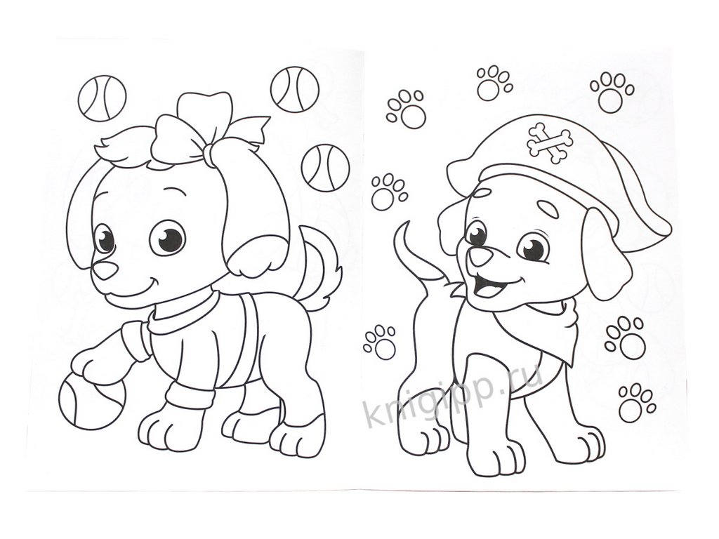 Раскраска А4 "Забавные щенки" 16 стр ПРОФ-пресс Раскраска А4 "Забавные щенки" 16 стр ПРОФ-пресс