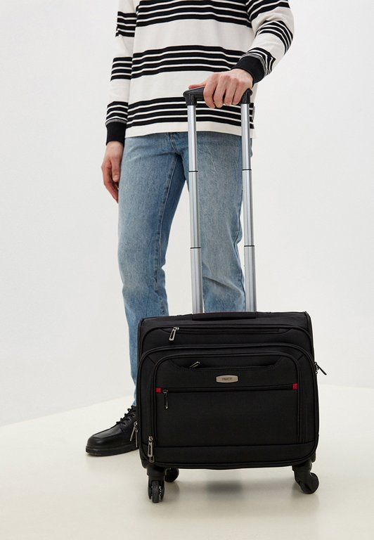 Сумка дорожная FABRETTI Кейс-пилот 4-х колесный, 44*42*25 см, полиэстер