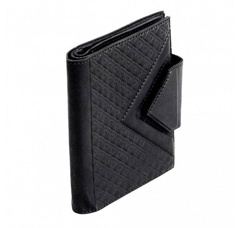 Бумажник для автодокументов Макей, нат. кожа, цвет черный