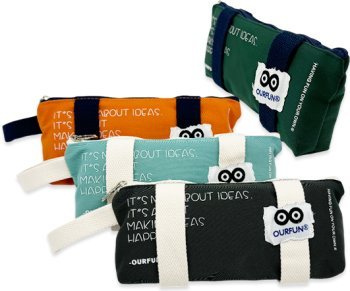 Пенал  универсальный Intelligent "Ideas" 21х9х4,5 см., ассорти