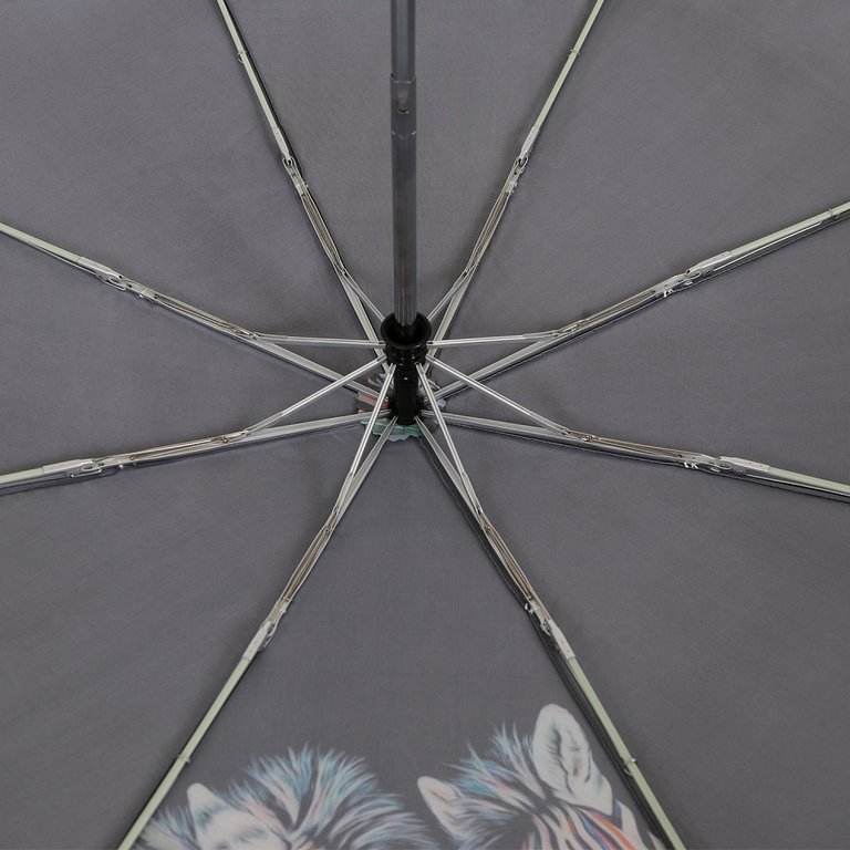 Зонт женский суперавтомат Fabretti, облегченный, 3 сложения, эпонж