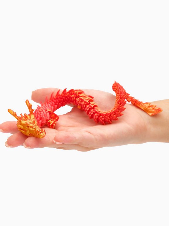 Игрушка Фигурка "Дракон", подвижная, 3Д - печатная игрушка