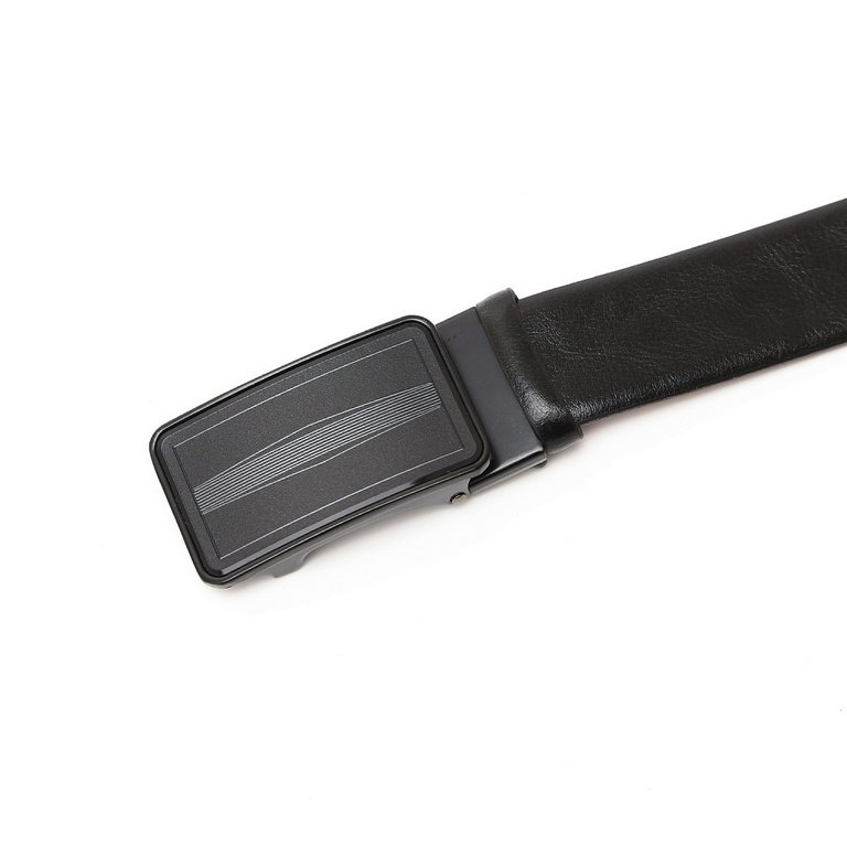 Ремень FABRETTI мужской, натуральная кожа, размер 125, черный