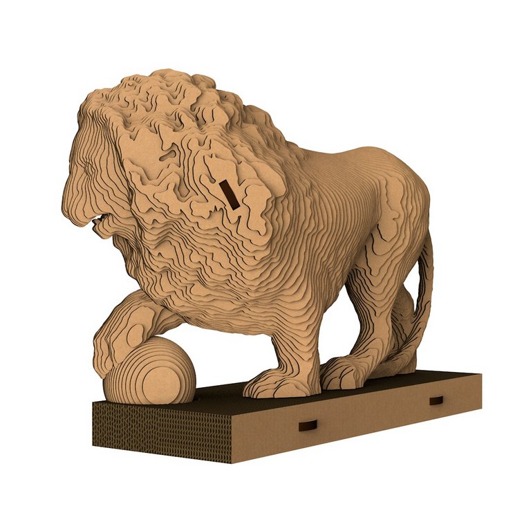 Сборная модель из гофрокартона "Петербургский Лев" h=17см, 212 дет., 6+, 5cult