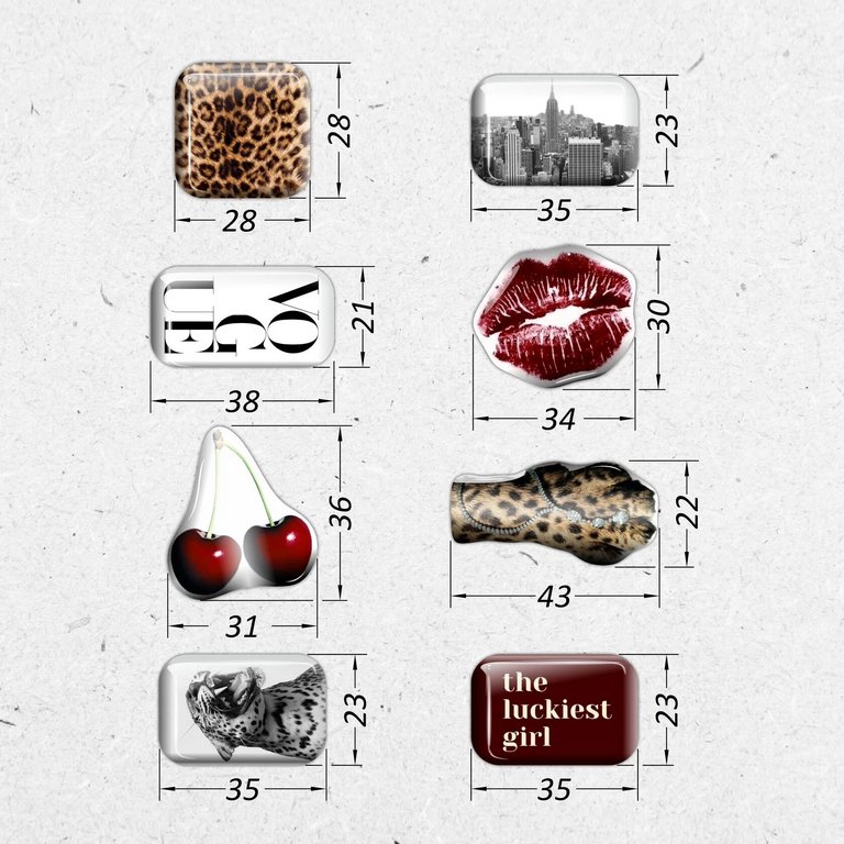 Наклейки объемные Nalepking "Вог 3D"