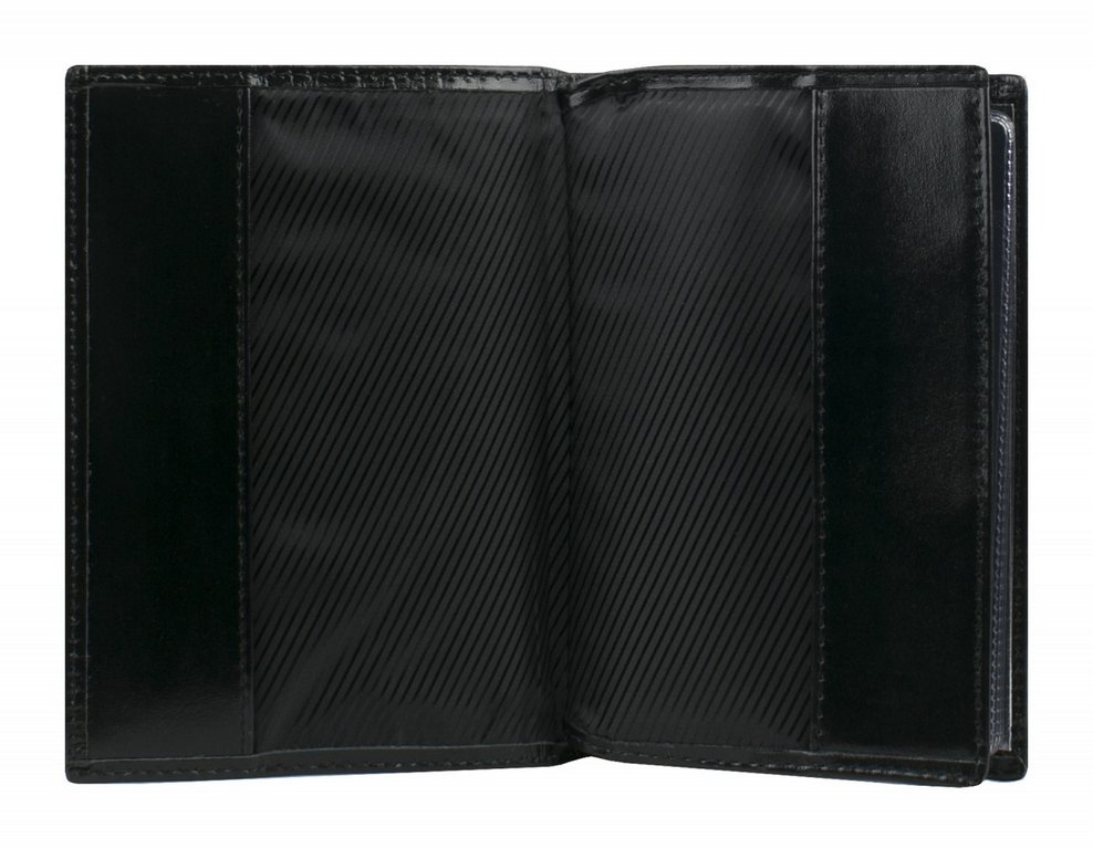 Обложка для автодокументов Alliance нат. кожа, черная