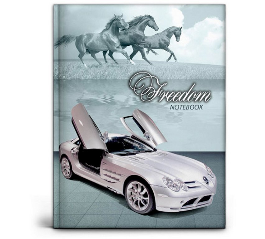 Бизнес-блокнот А6 160л., 105*148 мм, тв. переплет Prof-Press "СУПЕРКАР"