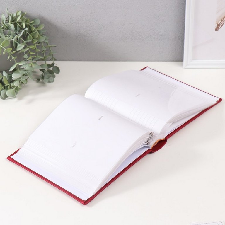 Фотоальбом 200 фото 10*15см "cherry Делюкс" 22*22 см обложка картон, ПП карман