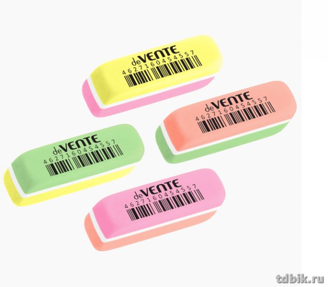 Ластик deVENTE "Bubble Gum" 55*15*13 цв. ассорти