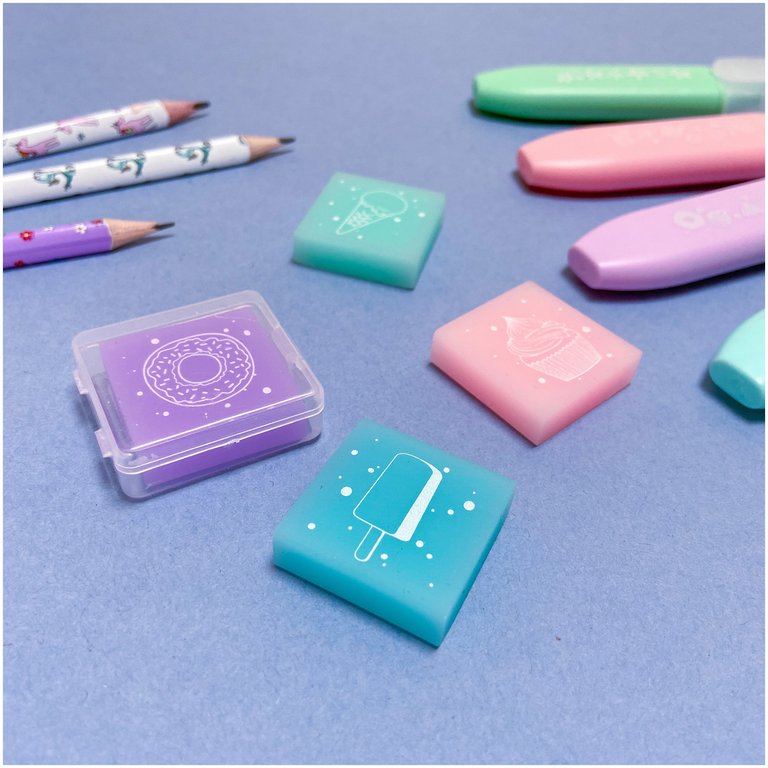 Ластик Bruno Visconti "HappyGraphix. Zefir" (4 цвета)