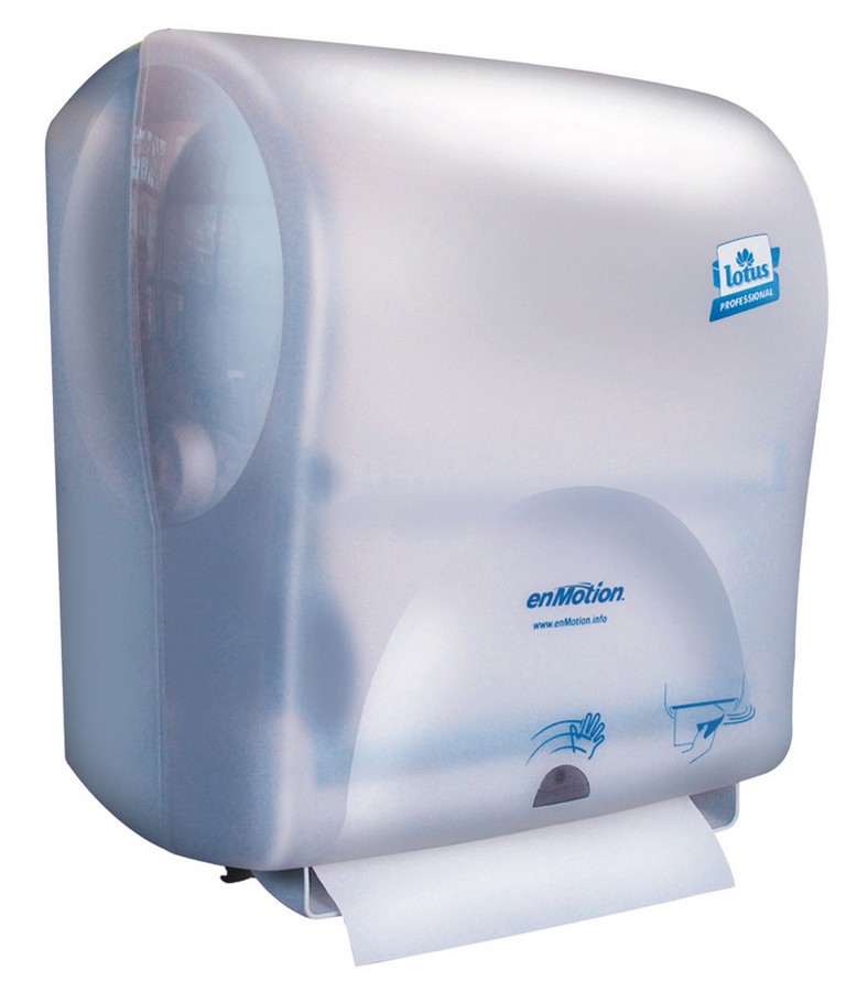 Диспенсер для бумажных полотенец в рулоне "EnMotion" белый пластик