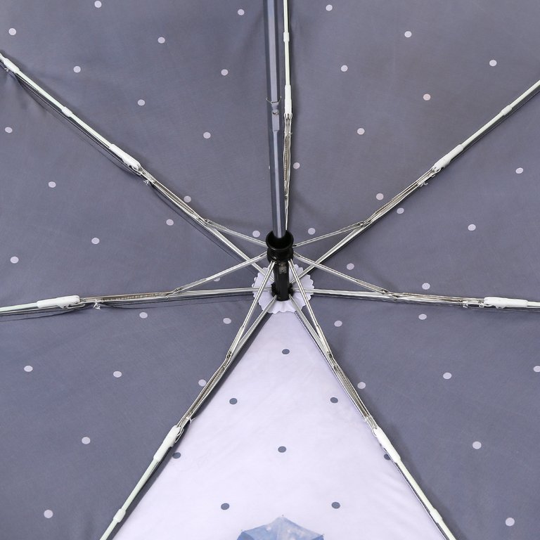 Зонт женский суперавтомат Fabretti, мини , 3 сложения, эпонж