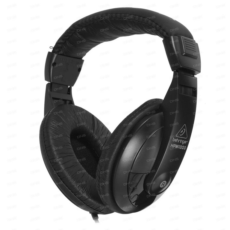 Наушники Behringer HPM 1000-BK накладные, 12-22000 Гц, каб. 2 м. черные