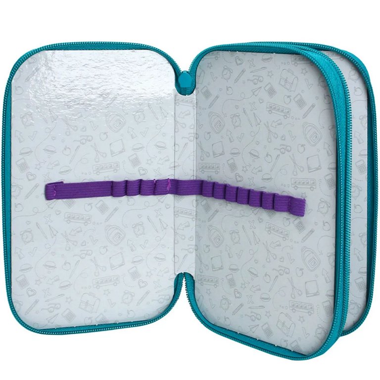 Пенал 2 отд. для девочки Prof-Press "Отдых авокадо" 190*115 (ткань)