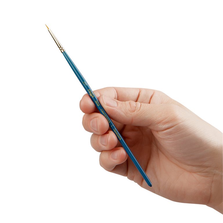 Кисть Синтетика №  10/0 круглая живописная "Галерея" ГАММА
