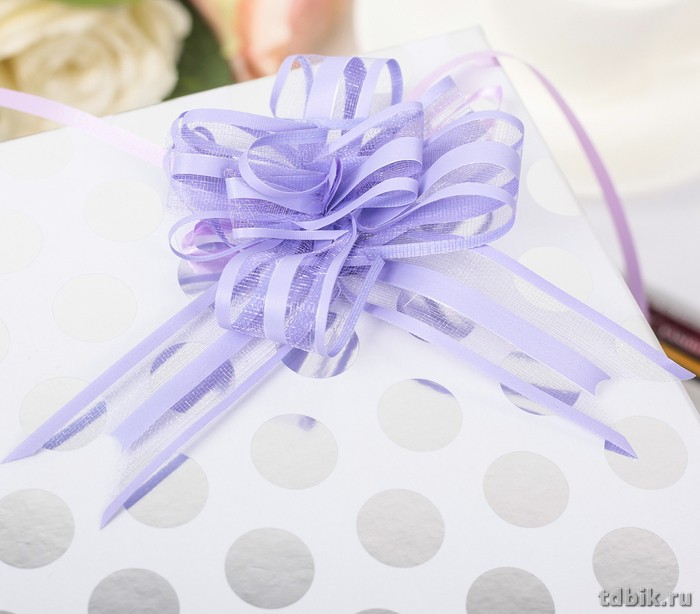 Бант Бабочка 25мм  фиолетовый