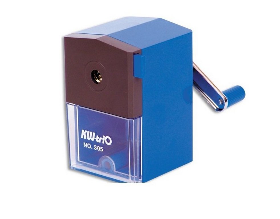 Точилка механическая пластиковый корпус KW-trio (94x100x63мм) с креплением к столу