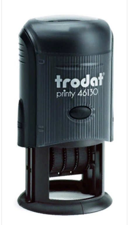 Датер 3 мм со свободным полем, черный, Trodat