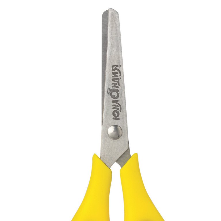 Ножницы 125 мм детские закругленные лезвия для левши ЮНЛАНДИЯ "ВОЗДУШНЫЙ ЗМЕЙ"