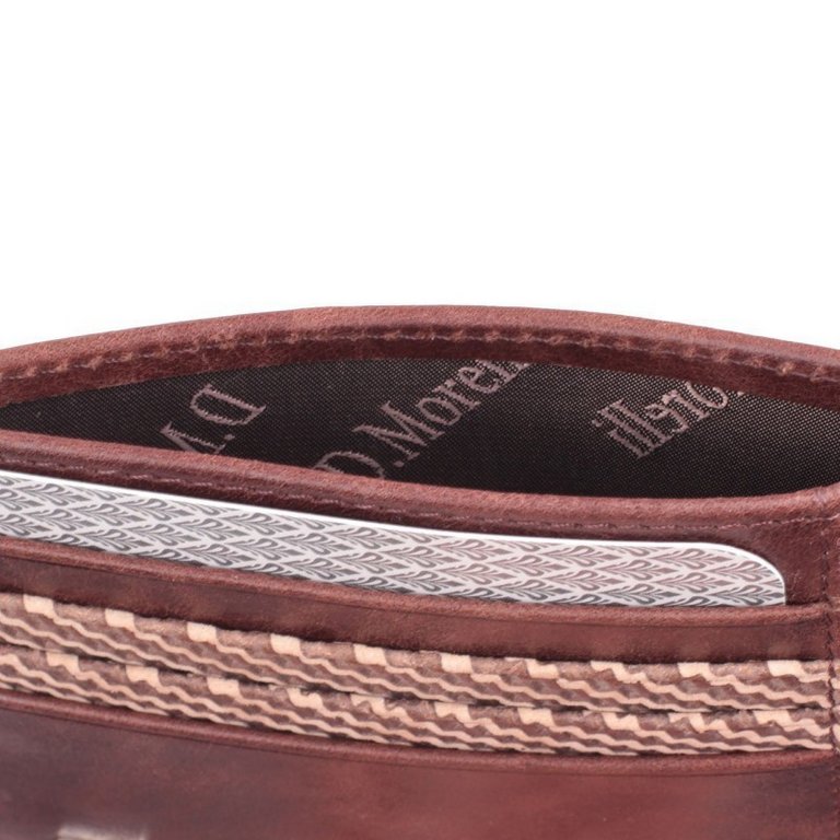 Картхолдер D.Morelli "Бранд" нат.кожа, коричневый