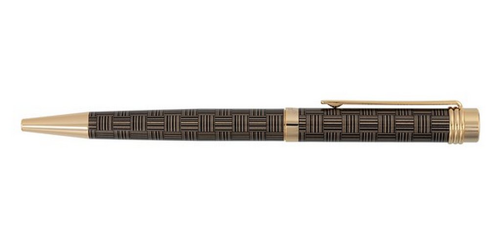 Ручка шариковая Kinotti "Danzi" подар.футляр, синяя 1мм (стерж.98мм тип Parker)