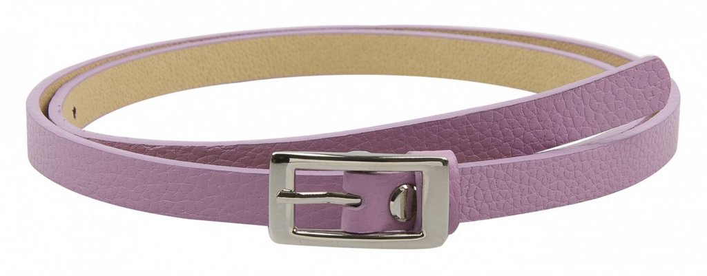 Ремень Alliance нат. кожа,  ширина 15мм, лаванда