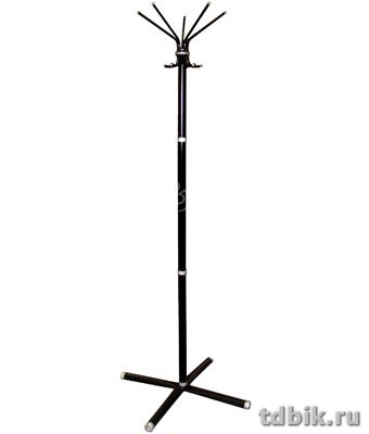 Вешалка напольная "Классикс-С" 520*520*1830мм, черная