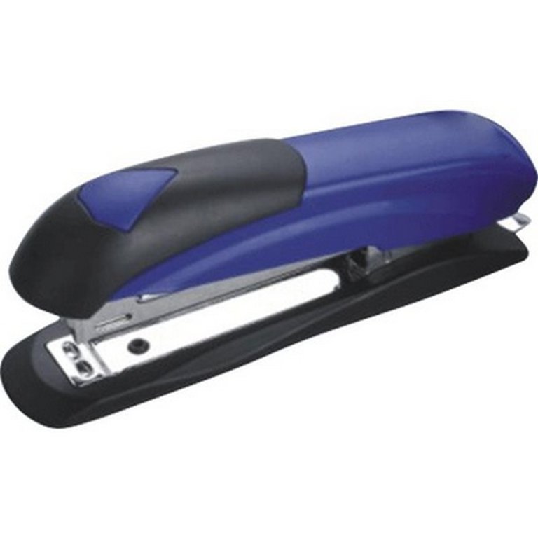 Степлер № 10 до 12л Attomex сине-черный с антистеплером
