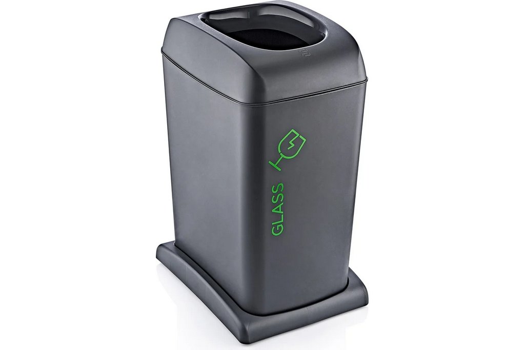 Набор баков для раздельного сбора мусора TURAN SOFT Anthracite 40 л., 3 шт