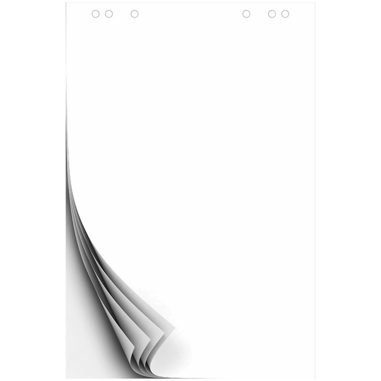 Блок бумажный для Флипчарта белый 675*980 мм, 20 листов OfficeSpace