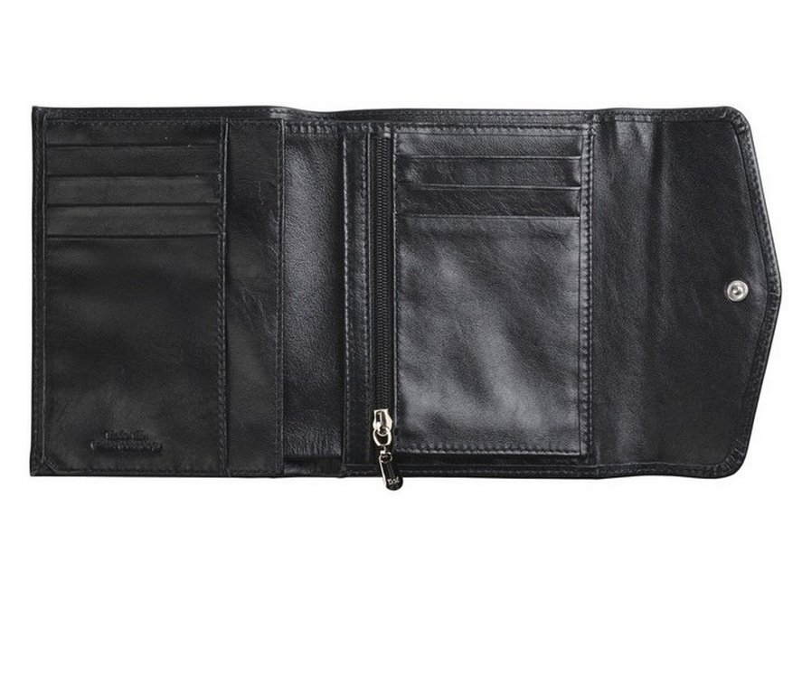 Портмоне D.Morelli "Клайд" нат.кожа, черный