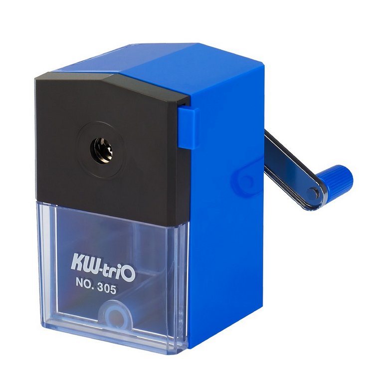 Точилка механическая пластиковый корпус KW-trio (94x100x63мм) с креплением к столу