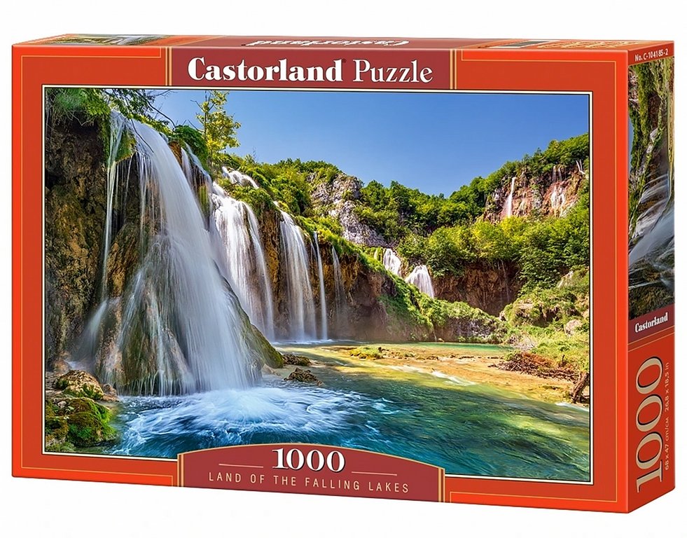 Пазлы 1000 дет. "Земля водопадов" Castor Land 9+