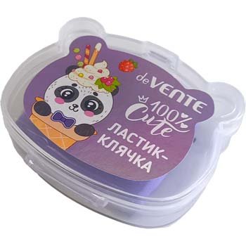 Ластик-клячка deVENTE "100% Cute" 39*35*9,5мм для ретуширования, в пластиковом футляре, цв. ассорти