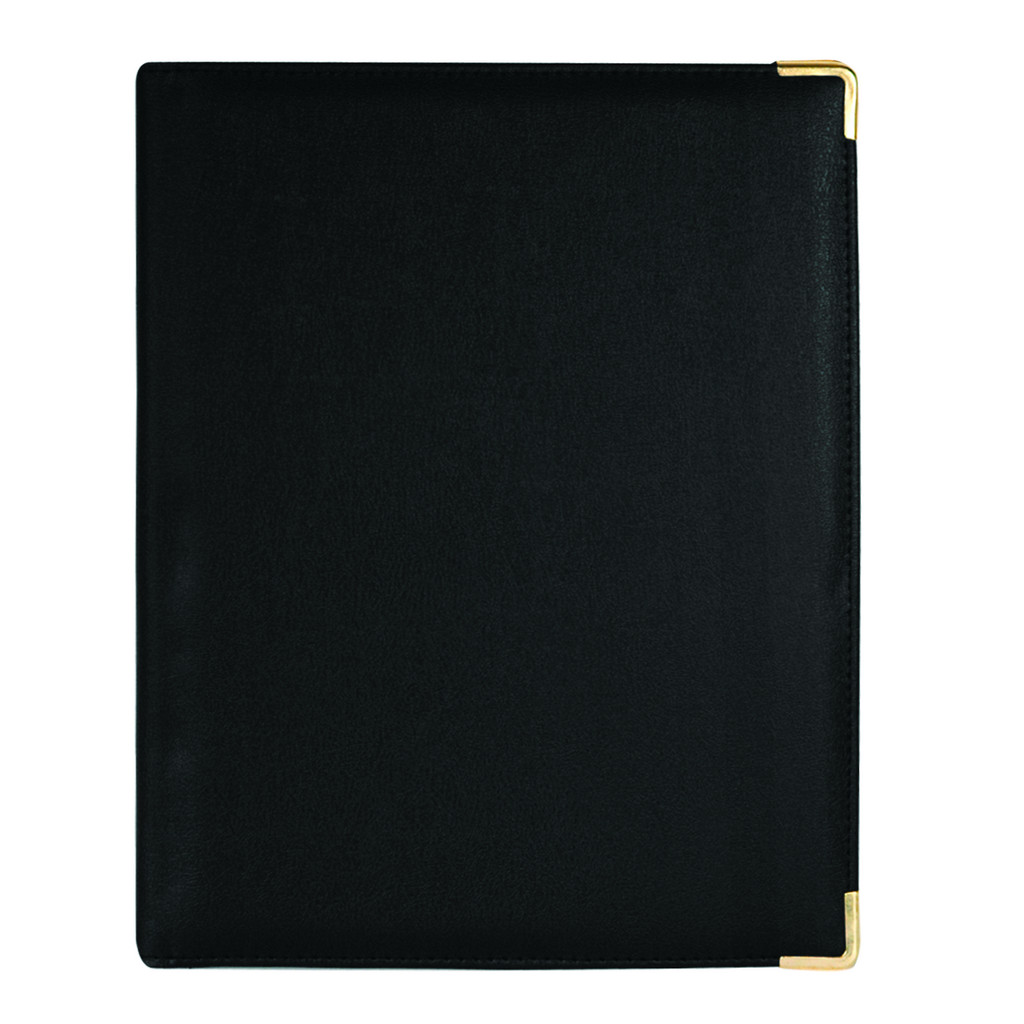 Папка адресная 165 чер/кожзам